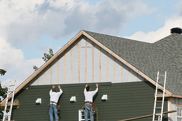 Professional Siding Repair technician working in Perry Hall, MD